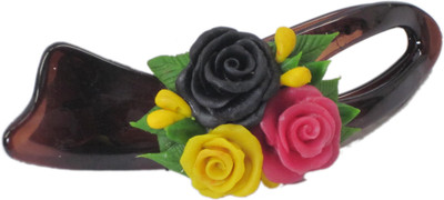 

Advance Hotline Porcelain clay work fancy banana clip Banana Clip(Multicolor)