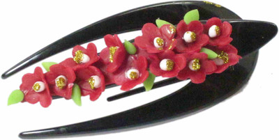 

Advance Hotline Porcelain clay work fancy hair claw Hair Clip(Multicolor)