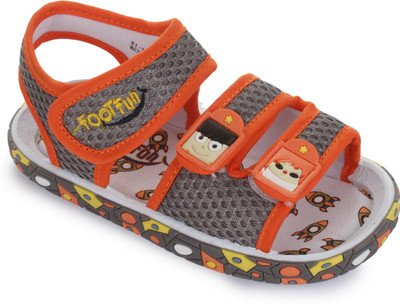 

Footfun by Liberty Boys & Girls Slip-on Sports Sandals(Orange