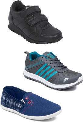 

Asian Boys Lace Running Shoes(Multicolor