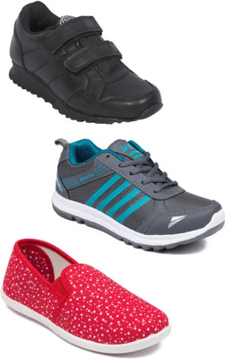 

Asian Boys Lace Running Shoes(Multicolor