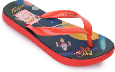 

Footfun Boys & Girls Slip On Slipper Flip Flop(Red