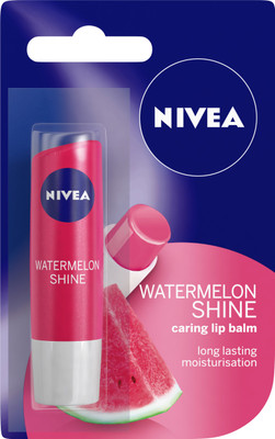 

Nivea Shine Caring Lip Balm Watermelon(Pack of: 1, 4.8 g)