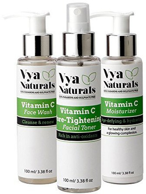 

Vya Naturals Anti Aging Skin Ctm Bundle With Vitamin C Facial Cleanser And Vitamin C Moisturizer Cream(100 ml)
