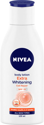 

Nivea Extra Whitening Cell Repair Body Lotion(120 ml)