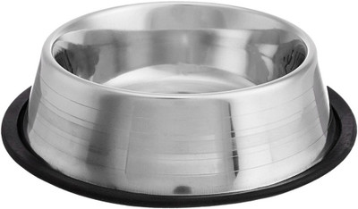 

Choostix Round Stainless Steel Pet Bowl & Bottle(250 ml Silver)
