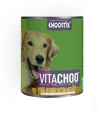 

Choostix Vitachoo Chicken, Spinach Dog Chew(450 g, Pack of 1)