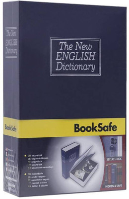 

upalabdh English Dictionary Hidden Secret Cash Locker Book Safe Vault Box For Cash Jewelery-2 Keys Safe Locker(Key Lock)