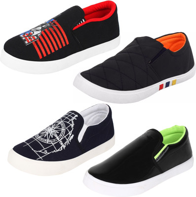 

Shoefly Multicolor-Combo-(4)-687-461-487-654 Casuals For Men(Multicolor