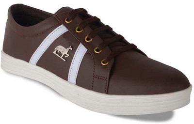 

Unifashion Sneakers For Men(Brown, White