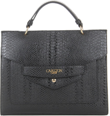 

Carlton London Women Casual Black PU Sling Bag