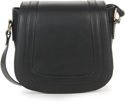 

Carlton London Women Casual Black PU Sling Bag