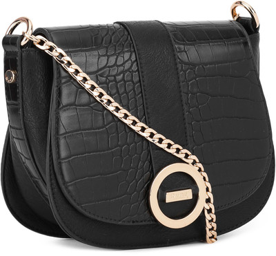 

Dune London Women Casual Black Genuine Leather Sling Bag