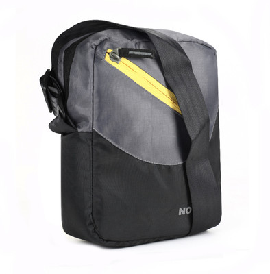 

Novex Men & Women Casual Grey Nylon Sling Bag