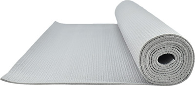 

SHOPNJAZZ PVC Foam Yoga Mat, 3mm Thick : 6 Feet x 2 Feet with Free Bag - Grey Multicolor 3 mm Yoga Mat