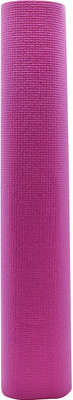 

SHOPNJAZZ PVC Foam Yoga Mat, 3mm Thick : 6 Feet x 2 Feet with Free Bag - Dark Pink Multicolor 3 mm Yoga Mat