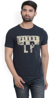 Price History of LP Jeans by Louis Philippe Printed Men Round Neck Dark Blue Yellow T Shirt from Flipkart 2 59821505