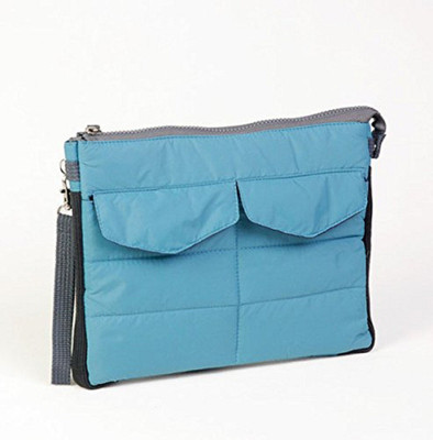 

Everbuy Multi-Functional Gadget Pouch By House of Quirk Bag Zip & Cushion Protection For I Pad Tablet Iphones Electronics Accessories - Blue(Blue)