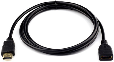

LipiWorld TV-out Cable HDMI Extender Cable Male to Female(Black, For Laptop, 1.5)