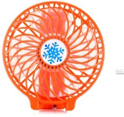 

techdeal Foldable Handy Mini Orange USB Fan(Orange)