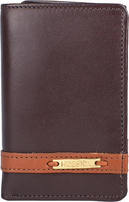 

Hidesign Men Brown Genuine Leather Wallet(1 Card Slot)