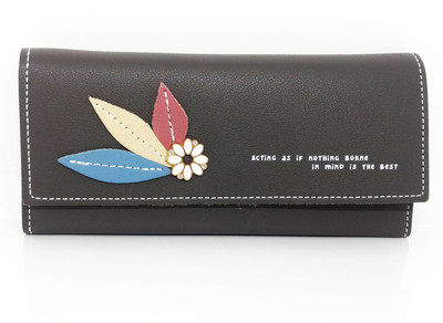 

Chalissa Girls Grey Artificial Leather Wallet(10 Card Slots)