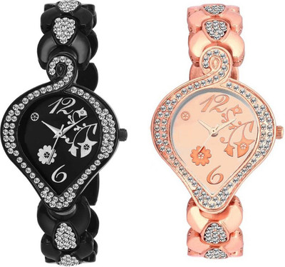 

Montres New Arrival Stylish Designer And Fancy Diamond Dial 214 Watch - For Girls