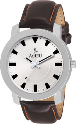 

Adieu Formal Collection White-Brown Watch For Men's Watch - For Boys