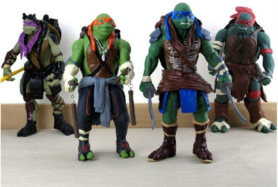 

ZenShanti Teenage Mutant Ninja Turtles 4 piece/set | 12 cm Action Figure Toys(Multicolor)