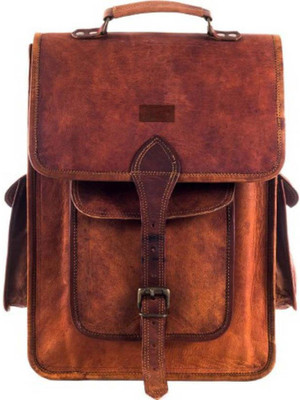 

SN 15" Back Pack Laptop Messenger Bag 2.5 L Laptop Backpack(Brown)