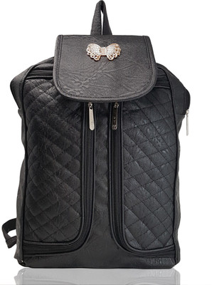 

TYPIFY Black Laptop Women's Backpack 10.6 L Backpack(Black)