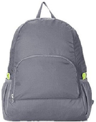 

Insasta Foldable Lightweight Waterproof Travel Backpack Bag Sports & hiking and picnic Bag-Grey Waterproof Backpack(Grey, 1 L)
