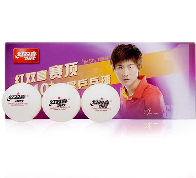 

DHs D40+ 1* 10 BALLS (SEAM) Table Tennis Ball(Pack of 10, White), Orange;white
