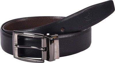 

Bacca Bucci Men Black, Brown Genuine Leather Reversible Belt