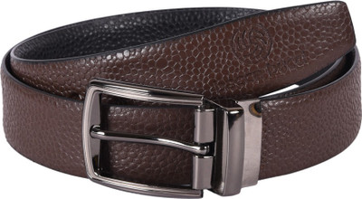 

Bacca Bucci Men Black, Brown Genuine Leather Reversible Belt