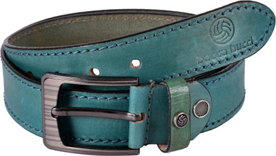 

Bacca Bucci Men Blue Genuine Leather Belt, Sky blue