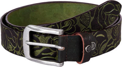 

Bacca Bucci Men Green Genuine Leather Belt