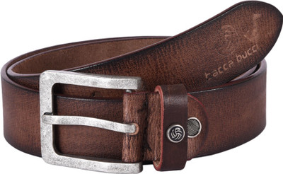 

Bacca Bucci Men Brown Genuine Leather Belt