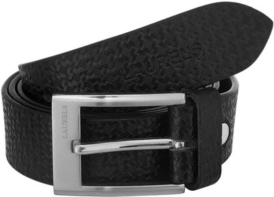 

Laurels Men Formal Black Genuine Leather Belt