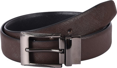

Bacca Bucci Men Black, Brown Genuine Leather Reversible Belt