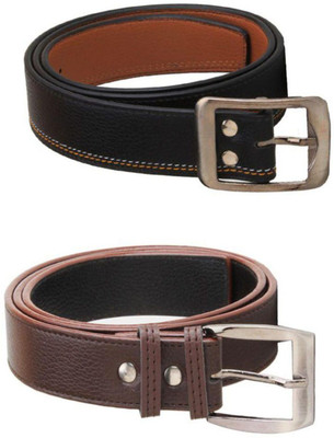 

Besto Men Casual Black, Brown Artificial Leather Belt