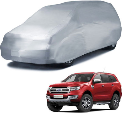 Deltakart Car Cover For Ford Endeavour (Without Mirror Pockets)(Silver)