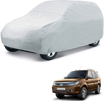 Deltakart Car Cover For Tata Safari Storme (Without Mirror Pockets)(Silver)