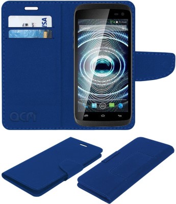 ACM Flip Cover for Xolo Q700 Club(Blue, Cases with Holder, Pack of: 1)