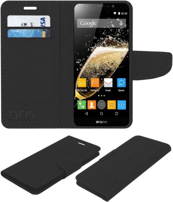 ACM Flip Cover for Zopo Zp951 Speed 7(Black, Cases with Holder, Pack of: 1)