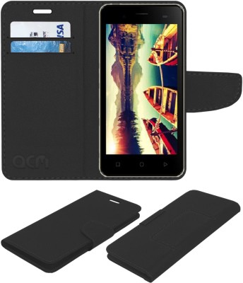 ACM Flip Cover for Micromax Bolt Supreme 4(Black, Cases with Holder, Pack of: 1)
