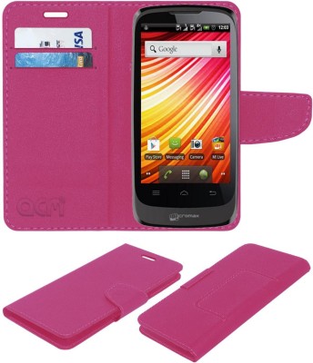 ACM Flip Cover for Micromax Bolt A51(Pink, Cases with Holder, Pack of: 1)