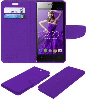 ACM Flip Cover for Zen Admire Sxy(Purple, Cases with Holder, Pack of: 1)