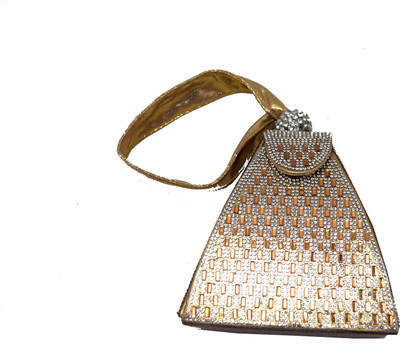 

Chouhan Stylish Party Gold Clutch