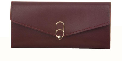 

Aliado Casual Maroon Clutch
